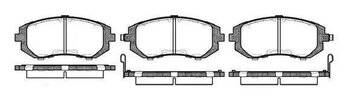 PASTILHA FREIO SUBARU FORESTER (SF) 2.0 DIANT 1999 2003 137X56,8X17,8