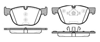 PASTILHA FREIO BMW 5 (E60) 525 i DIANT 2003 2005