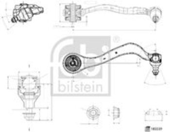 BRACO DE SUSPENSAO BMW 3 (G20, G80, G28) 2.0 320i ActiveFlex EIXO DIANTEIRO LADO DIREITO À FRENTE, EXTERIOR 2021 EM DIANTE