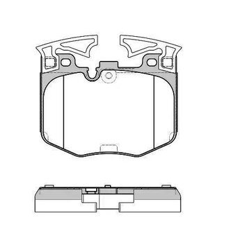 PASTILHA FREIO BMW i4 (G26) M50 Tração integral EIXO DIANTEIRO 2022 EM DIANTE 126,2X94,7X19,9