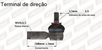 TERMINAL DIRECAO RENAULT DUSTER (HM_) 1.3 TCe Flex 2022 EM DIANTE