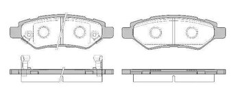 PASTILHA FREIO CADILLAC CTS 6.2 EIXO TRASEIRO 2011 2013 137,7X45,9X17,2