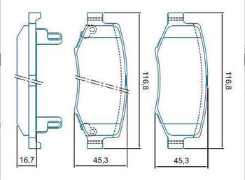 PASTILHA FREIO JEEP CHEROKEE (KK) 3.7 Limited V6 Tração integral EIXO TRASEIRO 2007 2015