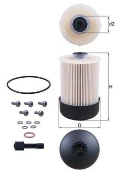 FILTRO COMBUSTIVEL MERCEDES-BENZ VITO Furgão (W447) 111 CDI (447.601, 447.603, 447.605) 2015 EM DIANTE 141,8