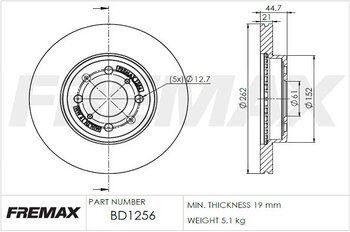 KIT 2 PÇs DISCO FREIO HONDA FIT IV MONOCAB (GK_) 1.5 CVT EX, DX, LX Flex 2014 2021 45