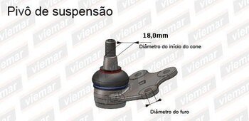 PIVO SUSPENSAO HYUNDAI TUCSON (TL, TLE) 1.6 T-GDi EIXO DIANTEIRO LADO ESQUERDO EM BAIXO 2017 2023