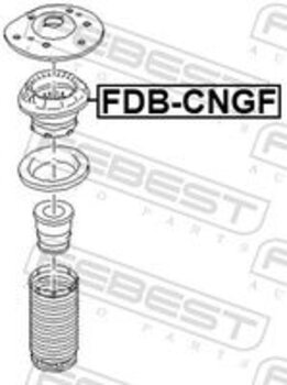 ROLAMENTO AMORTECEDOR LAND ROVER FREELANDER 2 (L359) 2.2 SD4 4x4 2010 2014