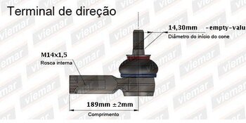 TERMINAL DIRECAO HONDA HR-V (RV) 1.5 iVtec Flexfuel 2022 EM DIANTE