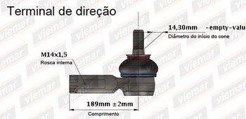 TERMINAL DIRECAO HONDA HR-V (RV) 1.5 iVtec Flexfuel 2022 EM DIANTE