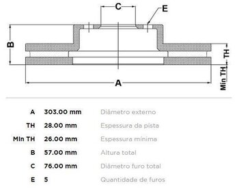 VW AMAROK (2HA, 2HB, S1B, S6B, S7A, S7B) 2.0 CD Highline Trendline BiTDI 4motion EIXO DIANTEIRO 2012 2022 30X30X12