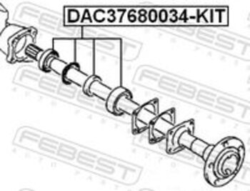 ROLAMENTO RODA MITSUBISHI PAJERO TR4 I (H6_W, H7_W) 1.8 4WD EIXO TRASEIRO 1999 2002