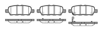 PASTILHA FREIO SUZUKI GRAND VITARA II (JT, TE, TD) 2.0 SZ (JB420) EIXO TRASEIRO 2008 2016