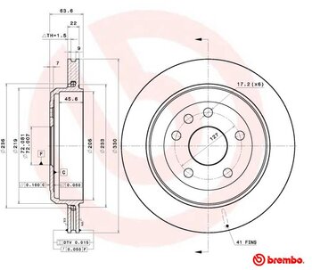 KIT 2 PÇs DISCO FREIO JEEP GRAND CHEROKEE IV (WK, WK2) 3.6 VVT Limited V6 4x4 EIXO TRASEIRO 2010 2018 64