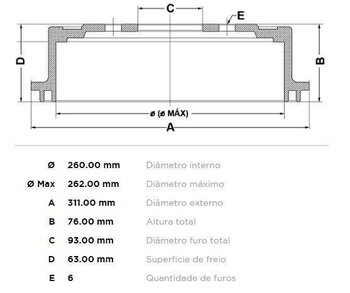 KIA AVELLA 2.5 TCi D 2002 EM DIANTE 26x26x12