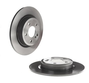 KIT 2 PÇs DISCO FREIO MERCEDES-BENZ A-CLASS (W176) A 250 (176.044) EIXO TRASEIRO 2014 2018 44