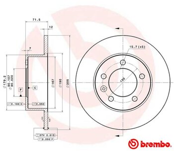 KIT 2 PÇs DISCO FREIO RENAULT MASTER III Furgão (FV) 2.3 dCi 135 FWD (FV0N, FV08, FV06, FV00) EIXO TRASEIRO 2022 EM DIANTE 72