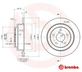 KIT 2 PÇs DISCO FREIO SUBARU IMPREZA SW (GF) 2.0 SW (GF8) EIXO TRASEIRO 1995 1998 67