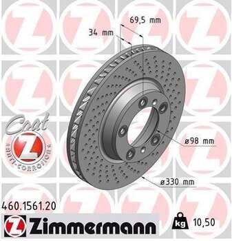 PORSCHE 718 CAYMAN (982) 2.5 GTS (982140, 982141) EIXO DIANTEIRO LADO DIREITO 2018 2019 70