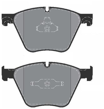 PASTILHA FREIO BMW X5 (F15, F85) M 50 d EIXO DIANTEIRO 2014 2018 192,30X20,30X96,6