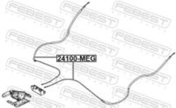 CABO FREIO RENAULT FLUENCE (L3_) 2.0 Dynamique Flex (L33H, L33Y, L30W) 2010 2018