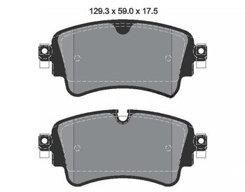 PASTILHA FREIO AUDI A5 Sportback (F5A, F5F) 2.0 TFSI quattro EIXO TRASEIRO 2017 2020