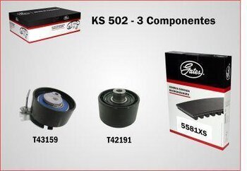 KIT CORREIA DENTADA PEUGEOT 208 II (UB_, UP_, UW_, UJ_) 1.6 Flex 2022 EM DIANTE 30X20X10