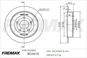 KIT 2 PÇs DISCO FREIO CHERY A3 Hatchback 1.6 TRAS 2010 EM DIANTE 29X29X12