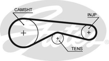 CORREIA DENTADA LAND ROVER DISCOVERY III (L319) 2.7 TDV6 4x4 2004 2009 20x25x6