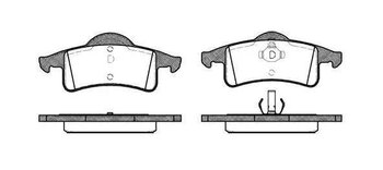 PASTILHA FREIO JEEP GRAND CHEROKEE II (WJ, WG) 4.7 V8 4x4 EIXO TRASEIRO 1999 2000 17,8