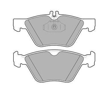 PASTILHA FREIO MERCEDES-BENZ E-CLASS (W210) E 200 Kompressor (210.045) DIANT 1997 2002 60X15