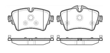 PASTILHA FREIO MINI MINI ESPORTIVO (F56) Cooper DIANT 2014 EM DIANTE 129X18,4