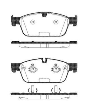 PASTILHA FREIO MERCEDES-BENZ M-CLASS (W166) ML 350 4-matic (166.057) EIXO DIANTEIRO 2011 2015 19,2