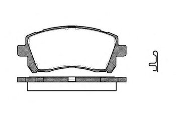 PASTILHA FREIO SUBARU LEGACY II SW (BG) 2.5 i Outback 4WD (BG9) DIANT 1996 1999 137,4X58,9