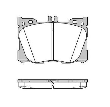 PASTILHA FREIO MERCEDES-BENZ E-CLASS Coupé (C238) E 300 (238.348) EIXO DIANTEIRO 2017 EM DIANTE 142X96X18,9