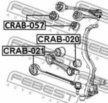 CHRYSLER 300C Touring (LX, LE) 5.7 AWD EIXO INFERIOR FRONTAL EXTERIOR 2004 2010 10x10x10