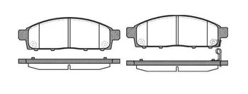 PASTILHA FREIO MITSUBISHI AIRTREK I (CU_W) 3.2 TDi 1998 EM DIANTE 155,5X49X16