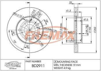 KIT 2 PCs DISCO FREIO HONDA CIVIC VIII Sedan (FD, FA) 1.8 EXS Flex EIXO DIANTEIRO 2006 2011 28x28x12