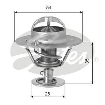 VALVULA TERMOSTATICA HYUNDAI ACCENT I (X-3) 2.5 CRDi 4WD 2002 2004 10x10x10