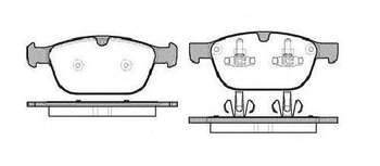 PASTILHA FREIO VOLVO XC90 I (275) 3.2 AWD EIXO DIANTEIRO 2010 2014 193,3X76,2X20,2