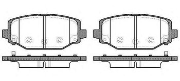 PASTILHA FREIO DODGE JOURNEY SUV 2.7 24V TRAS 2008 2011 130,1X17,7X55,2