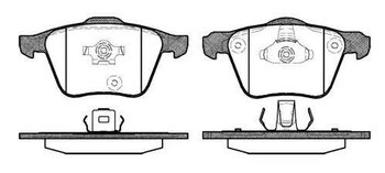PASTILHA FREIO VOLVO XC90 I (275) 2.5 T AWD EIXO DIANTEIRO 2002 2012