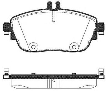 PASTILHA FREIO MERCEDES-BENZ A-CLASS (W176) A 200 Turbo Urban Style (176.043) EIXO DIANTEIRO 2013 2015 144X71,7X19,5