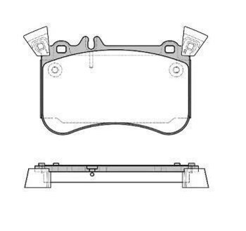 PASTILHA FREIO MERCEDES-BENZ A-CLASS (W176) A 250 (176.044) DIANT 2014 2018 139,4X92,3