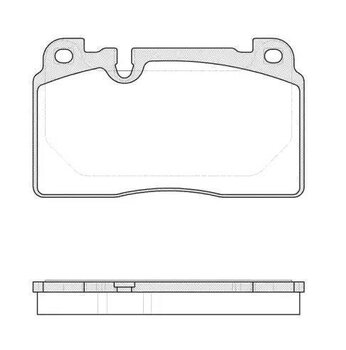 PASTILHA FREIO AUDI Q5 (8RB) 2.0 TFSI quattro EIXO DIANTEIRO 2009 2012 131,8X77,5